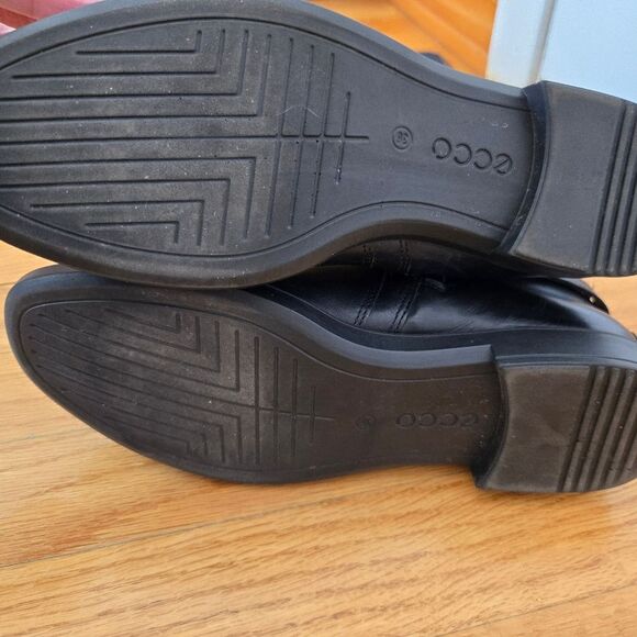 Ecco tall boots woman's size 6 Black Winter - Picture 9 of 12